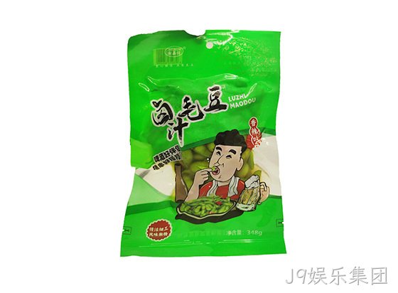 浙J9娱乐集团卤汁毛豆香辣味348g