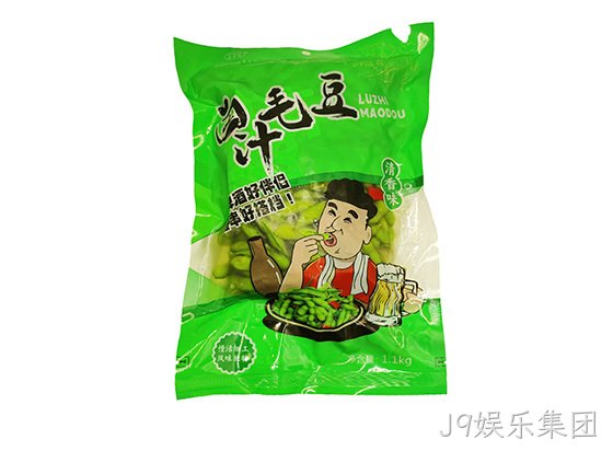 浙J9娱乐集团卤汁毛豆香辣味1.1kg