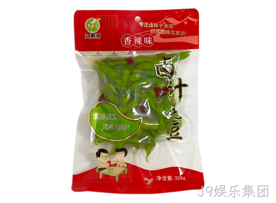 J9娱乐集团卤汁毛豆香辣味328g